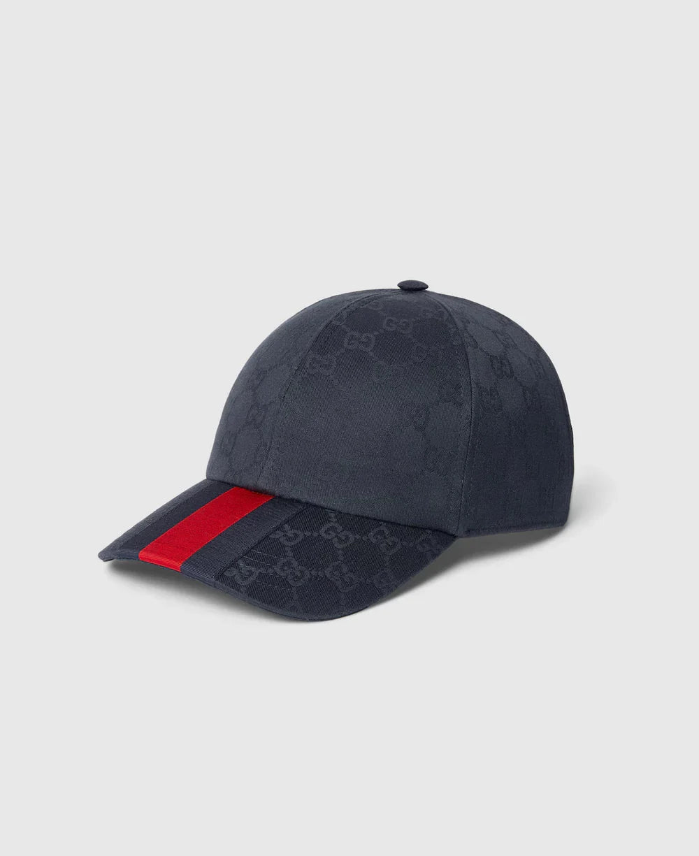 Casquette en coton GG avec bande Web