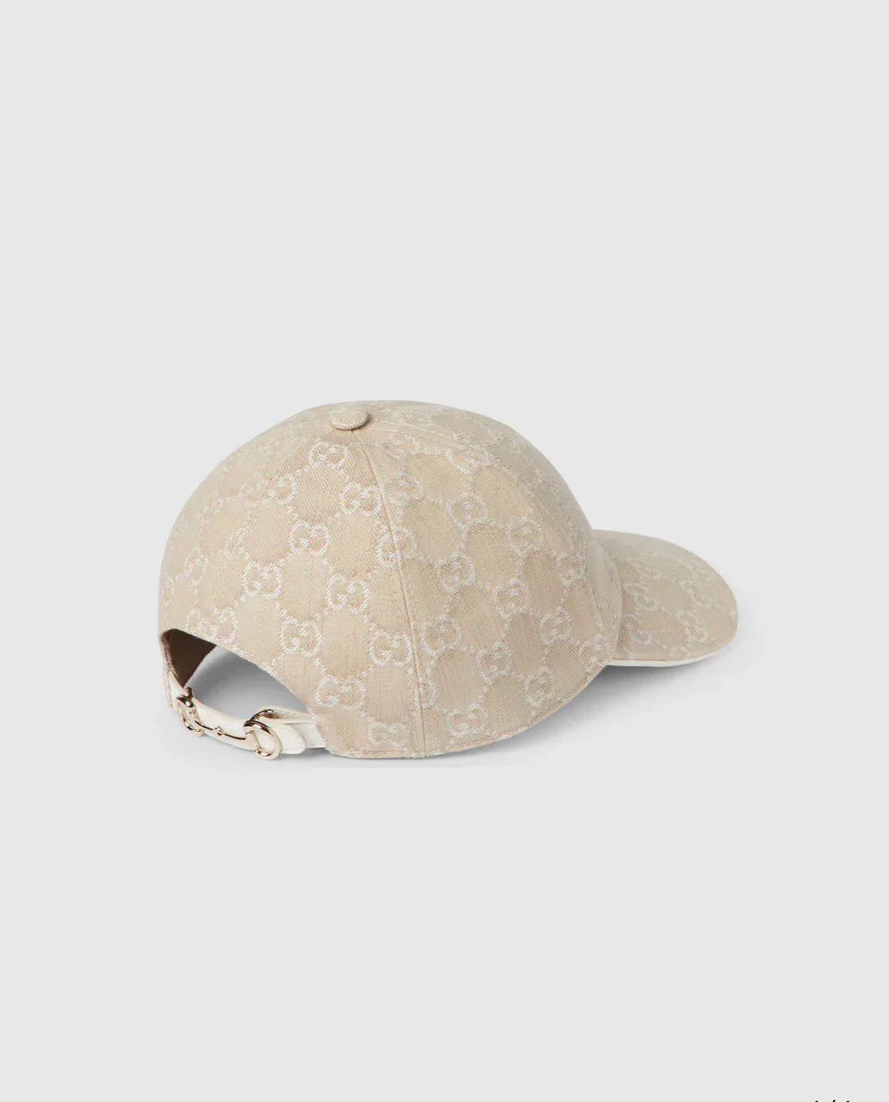 Casquette en denim GG avec détail Mors